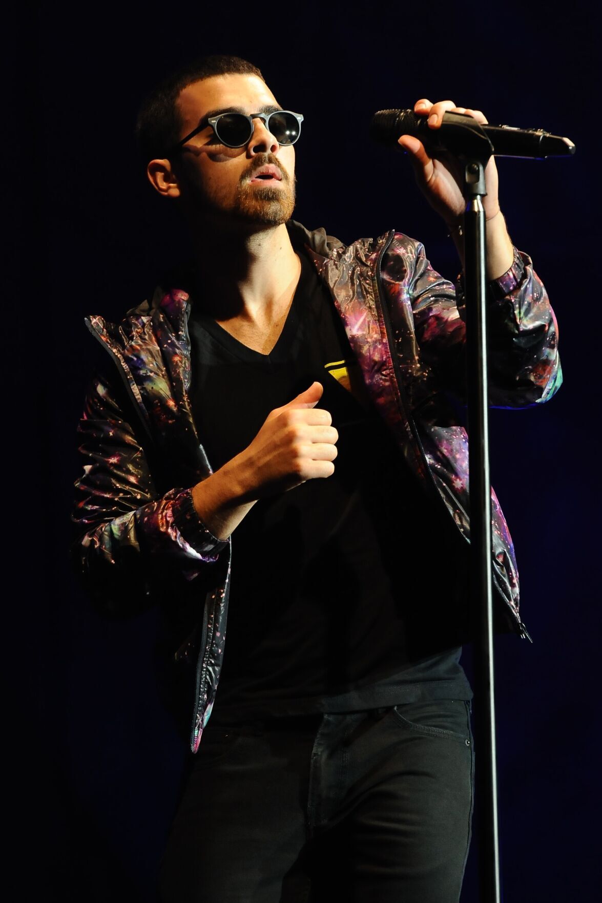 Joe Jonas crashed a Jonas Brothers-themed spin class